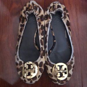 TORY BURCH PONY HAIR FLATS